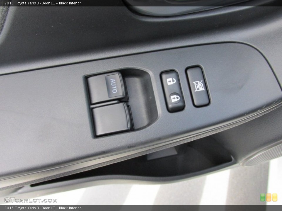 Black Interior Controls for the 2015 Toyota Yaris 3-Door LE #102290497