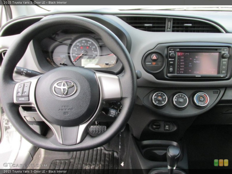 Black Interior Dashboard for the 2015 Toyota Yaris 3-Door LE #102290585