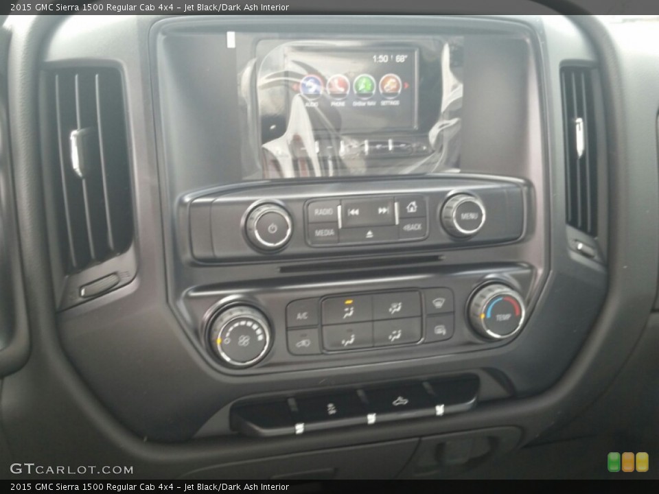 Jet Black/Dark Ash Interior Controls for the 2015 GMC Sierra 1500 Regular Cab 4x4 #102292586