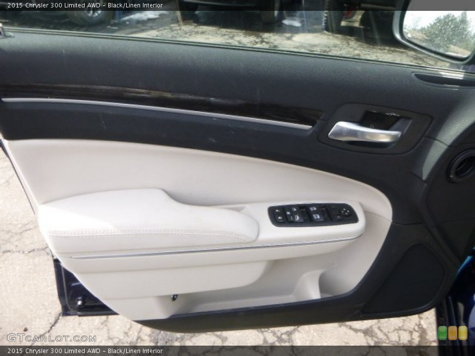 Black/Linen Interior Door Panel for the 2015 Chrysler 300 Limited AWD #102294890