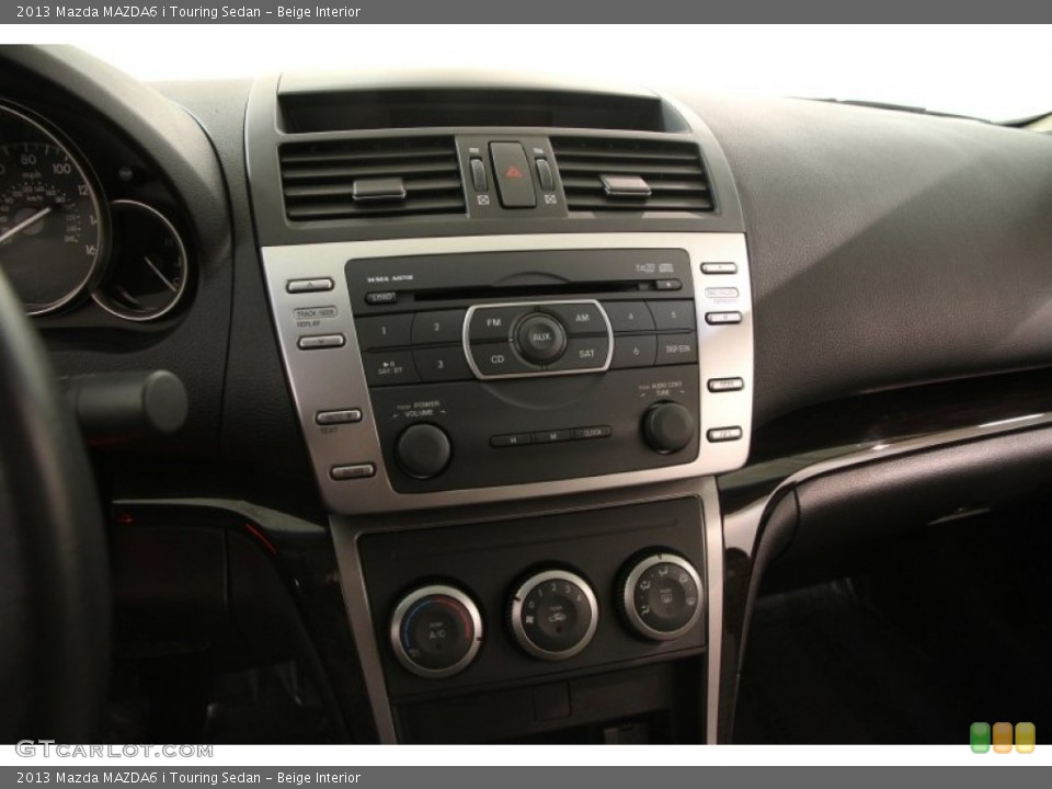 Beige Interior Controls for the 2013 Mazda MAZDA6 i Touring Sedan #102295702