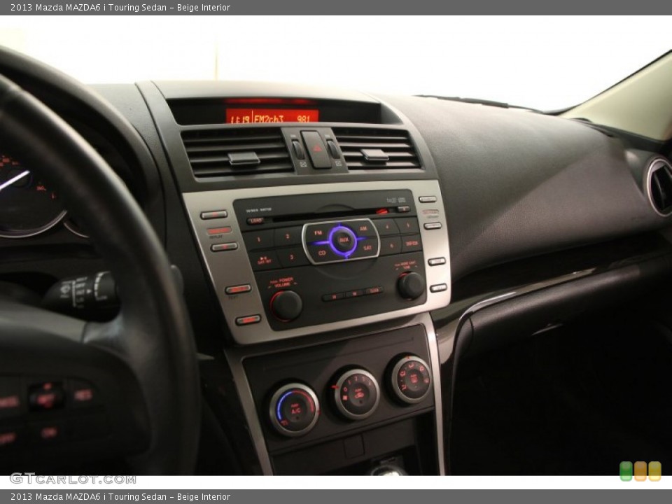 Beige Interior Controls for the 2013 Mazda MAZDA6 i Touring Sedan #102295718