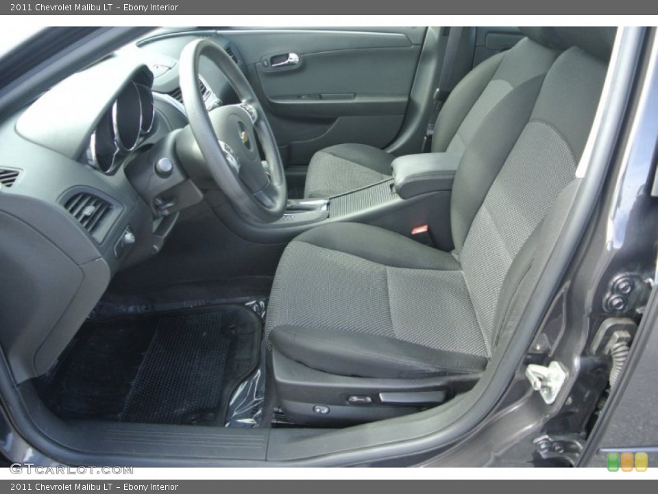 Ebony Interior Photo for the 2011 Chevrolet Malibu LT #102297200