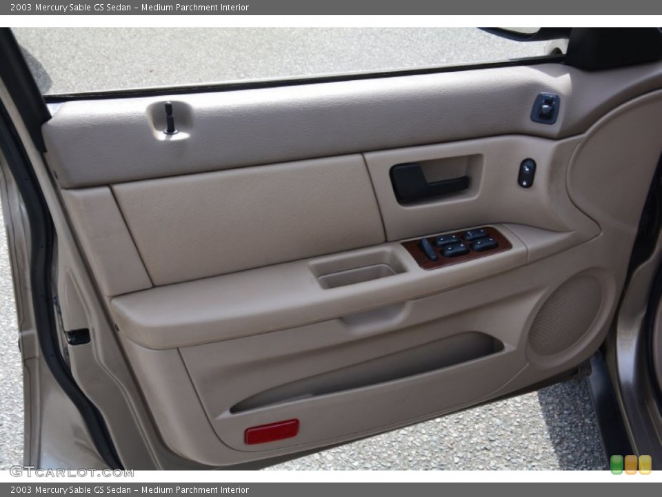 Medium Parchment Interior Door Panel for the 2003 Mercury Sable GS Sedan #102300975