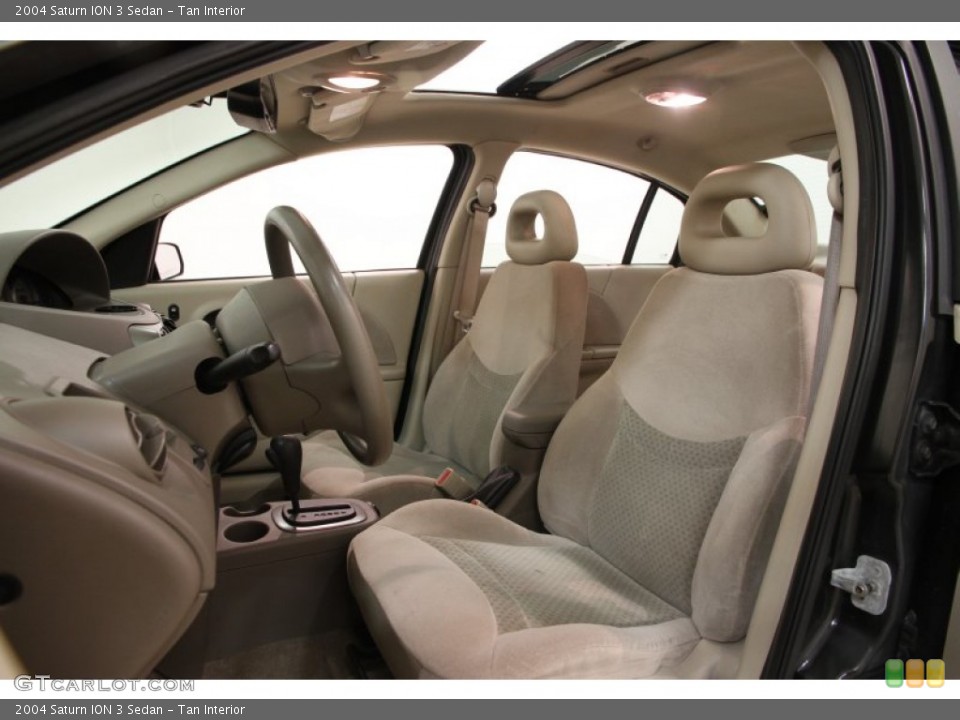 Tan Interior Photo for the 2004 Saturn ION 3 Sedan #102301724