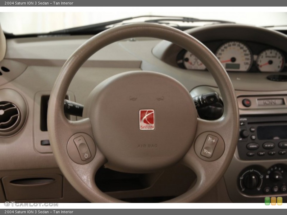 Tan Interior Steering Wheel for the 2004 Saturn ION 3 Sedan #102301727