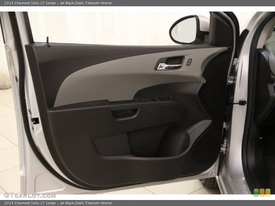 Jet Black/Dark Titanium Interior Door Panel for the 2014 Chevrolet Sonic LT Sedan #102302633