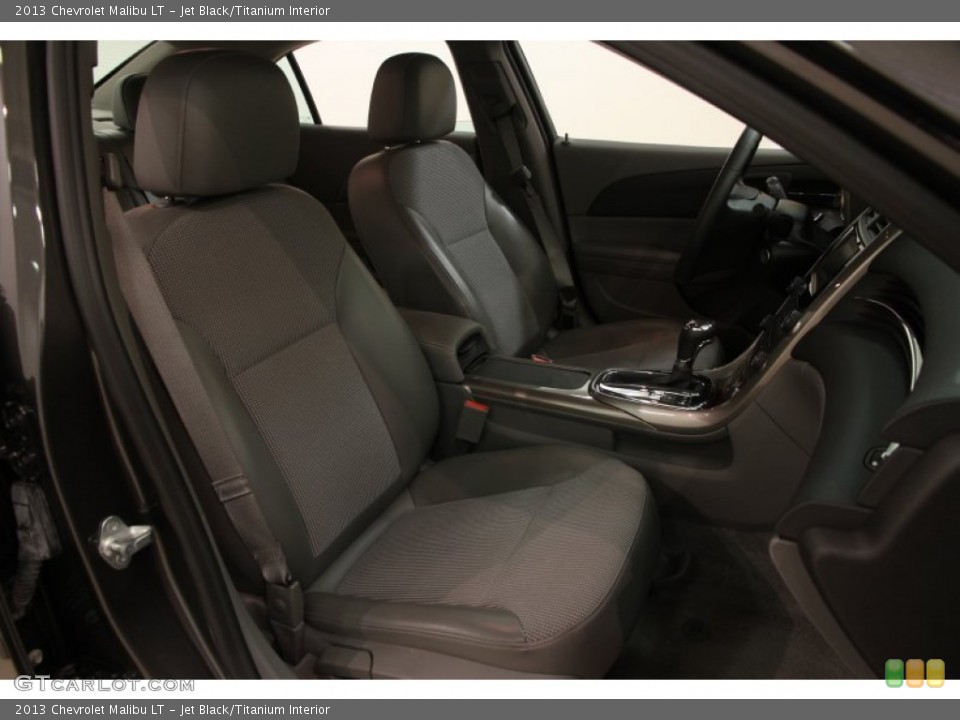 Jet Black/Titanium Interior Front Seat for the 2013 Chevrolet Malibu LT #102302843