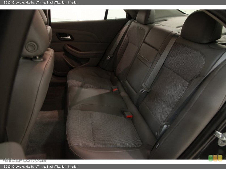 Jet Black/Titanium Interior Rear Seat for the 2013 Chevrolet Malibu LT #102302863