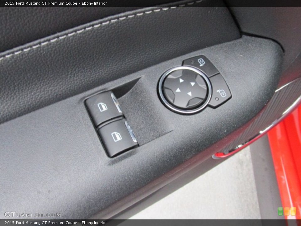 Ebony Interior Controls for the 2015 Ford Mustang GT Premium Coupe #102309802