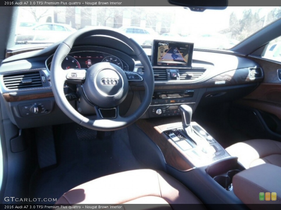 Nougat Brown Interior Prime Interior for the 2016 Audi A7 3.0 TFSI Premium Plus quattro #102312196
