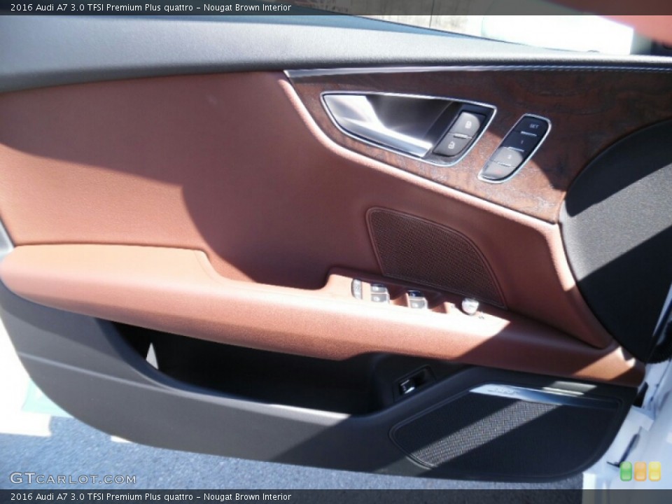 Nougat Brown Interior Door Panel for the 2016 Audi A7 3.0 TFSI Premium Plus quattro #102312241