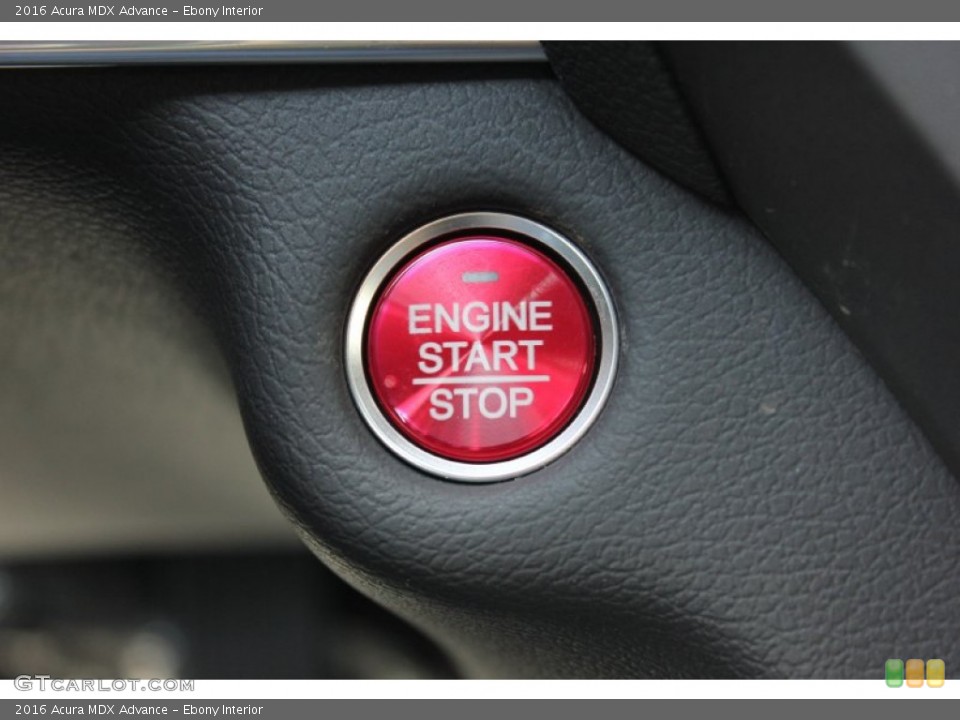 Ebony Interior Controls for the 2016 Acura MDX Advance #102318847