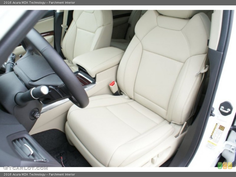 Parchment Interior Front Seat for the 2016 Acura MDX Technology #102320308