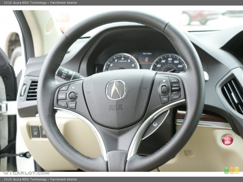 Parchment Interior Steering Wheel for the 2016 Acura MDX Technology #102320746
