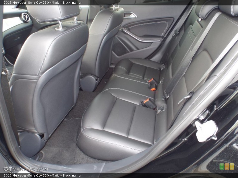 Black Interior Rear Seat for the 2015 Mercedes-Benz GLA 250 4Matic #102326359