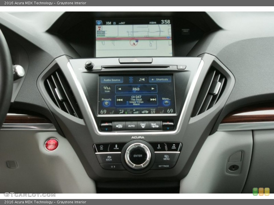 Graystone Interior Controls for the 2016 Acura MDX Technology #102327043