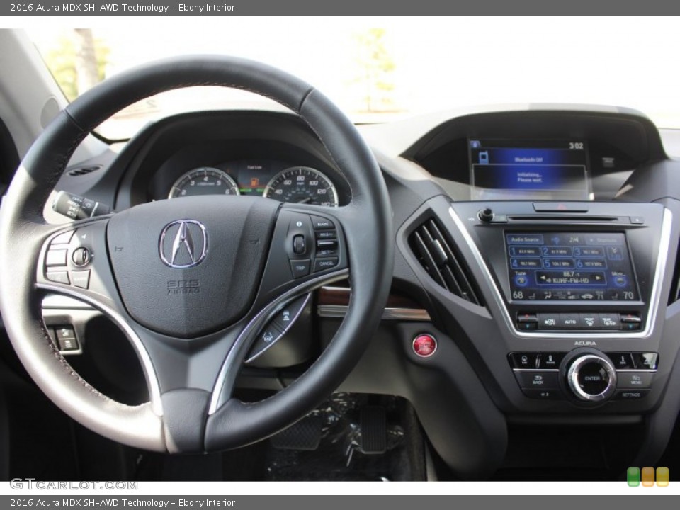 Ebony Interior Controls for the 2016 Acura MDX SH-AWD Technology #102337897