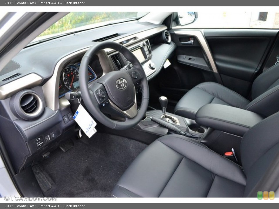 Black Interior Photo for the 2015 Toyota RAV4 Limited AWD #102352991