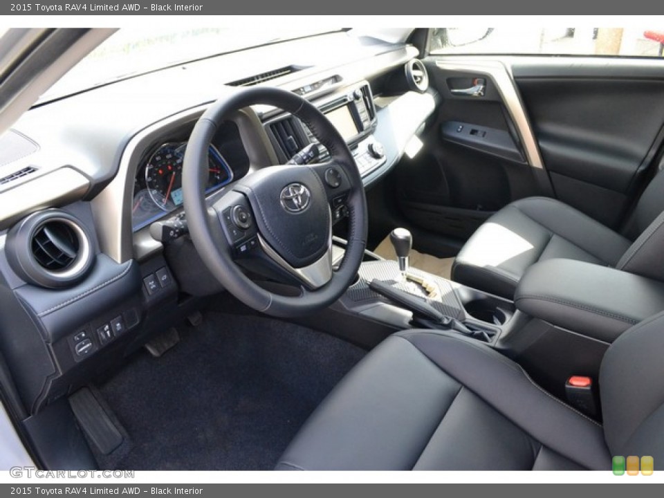 Black Interior Photo for the 2015 Toyota RAV4 Limited AWD #102353246
