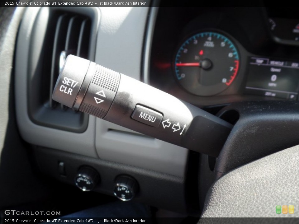 Jet Black/Dark Ash Interior Controls for the 2015 Chevrolet Colorado WT Extended Cab 4WD #102356522