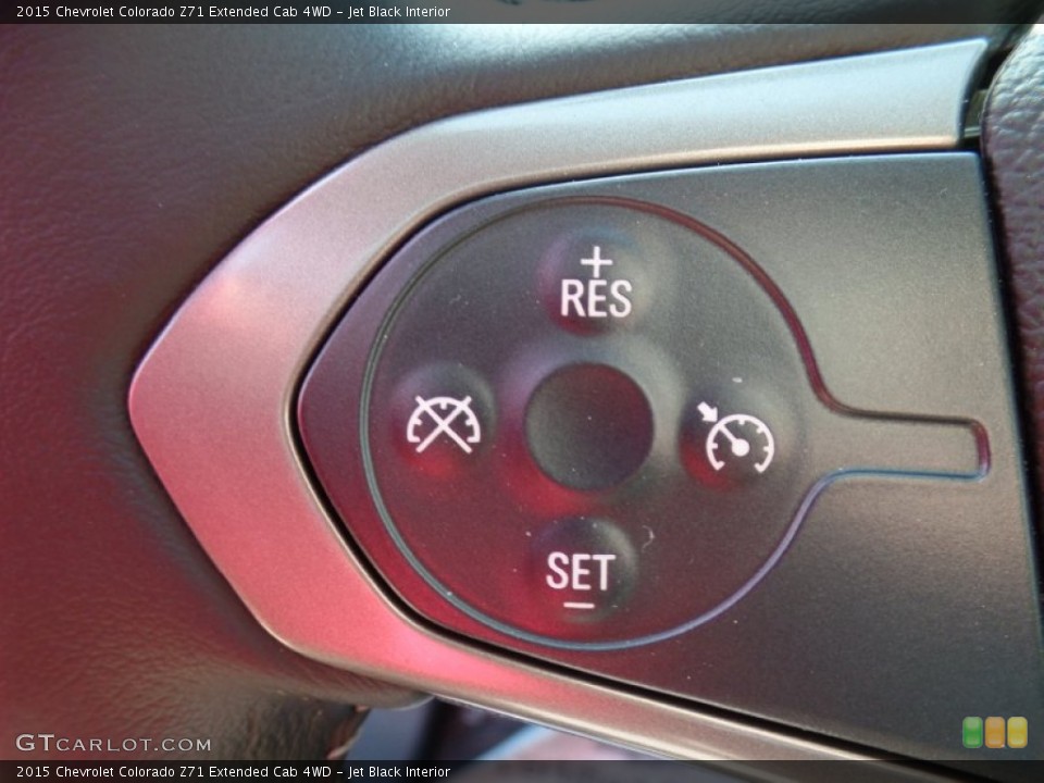 Jet Black Interior Controls for the 2015 Chevrolet Colorado Z71 Extended Cab 4WD #102357197