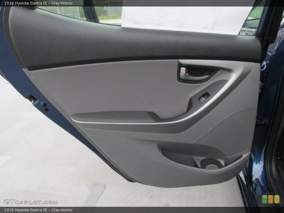 Gray Interior Door Panel for the 2016 Hyundai Elantra SE #102363692