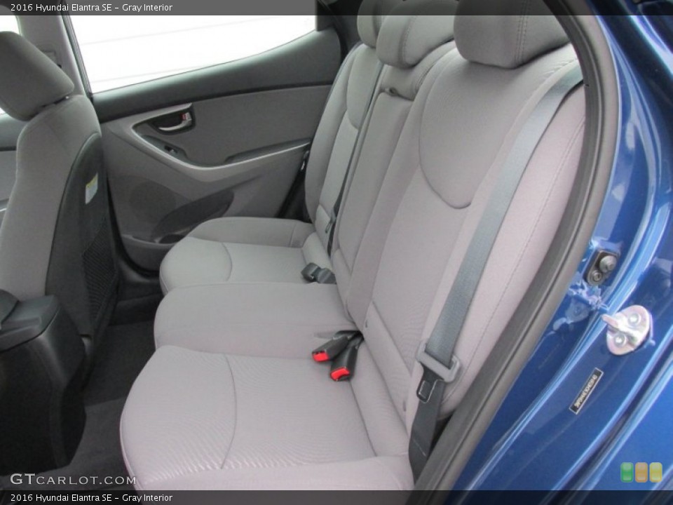 Gray Interior Rear Seat for the 2016 Hyundai Elantra SE #102363713