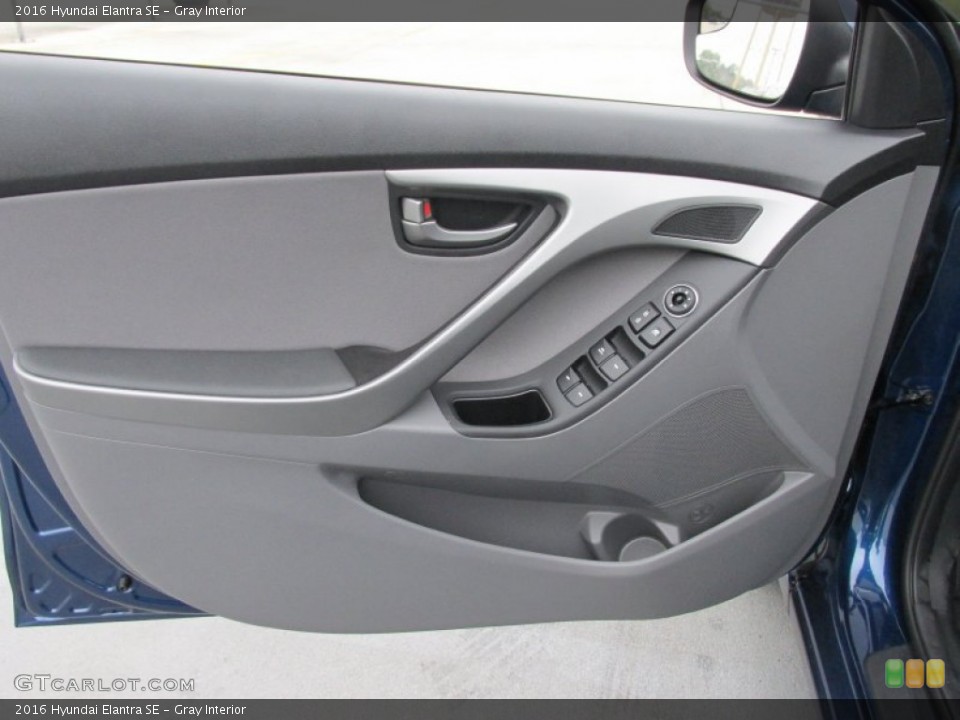 Gray Interior Door Panel for the 2016 Hyundai Elantra SE #102363733