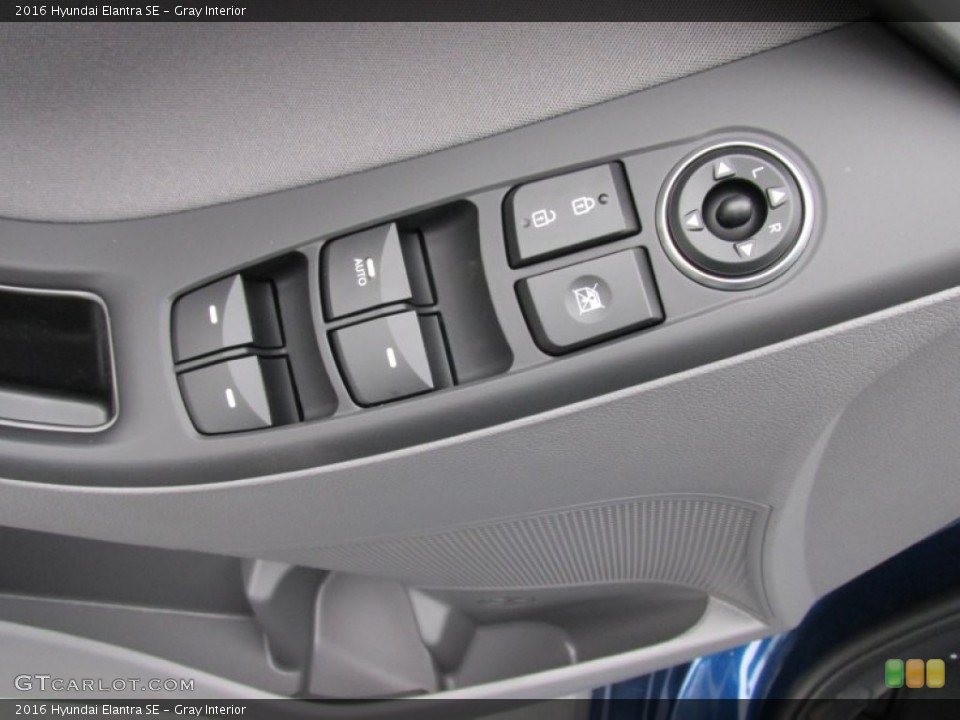 Gray Interior Controls for the 2016 Hyundai Elantra SE #102363755