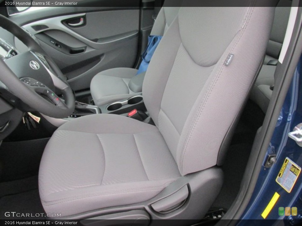 Gray 2016 Hyundai Elantra Interiors