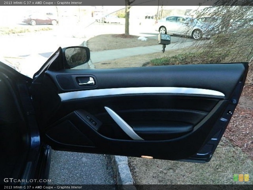 Graphite Interior Door Panel for the 2013 Infiniti G 37 x AWD Coupe #102364970