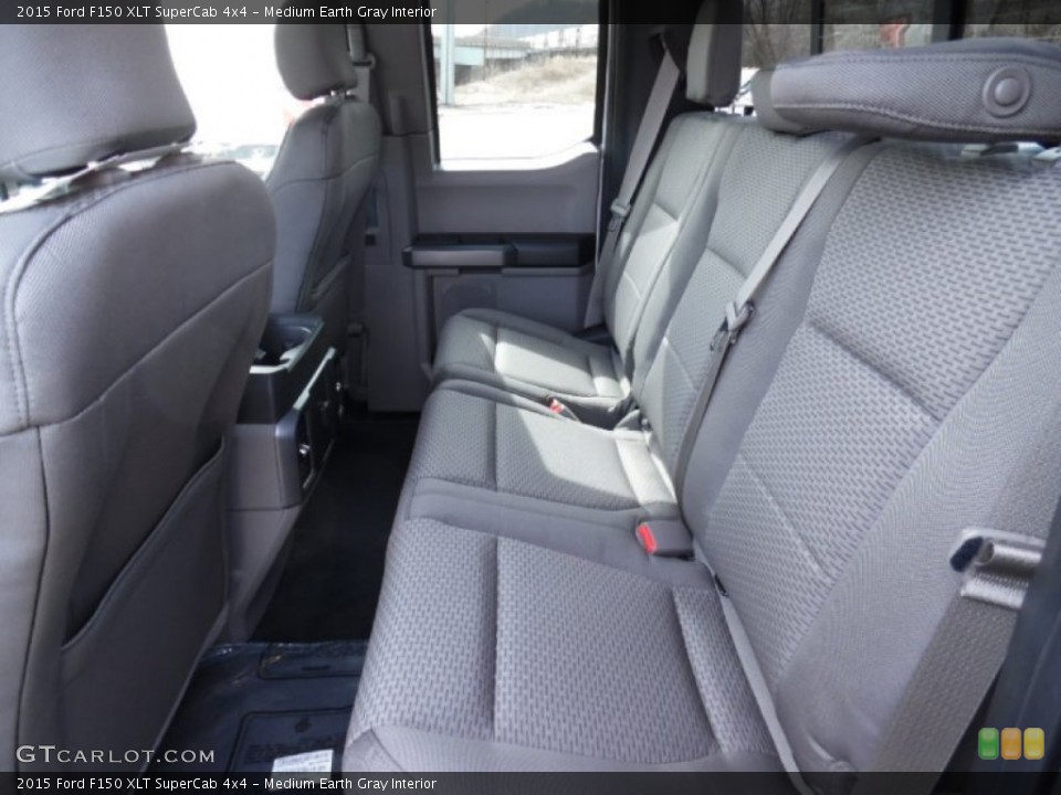 Medium Earth Gray Interior Rear Seat For The 2015 Ford F150