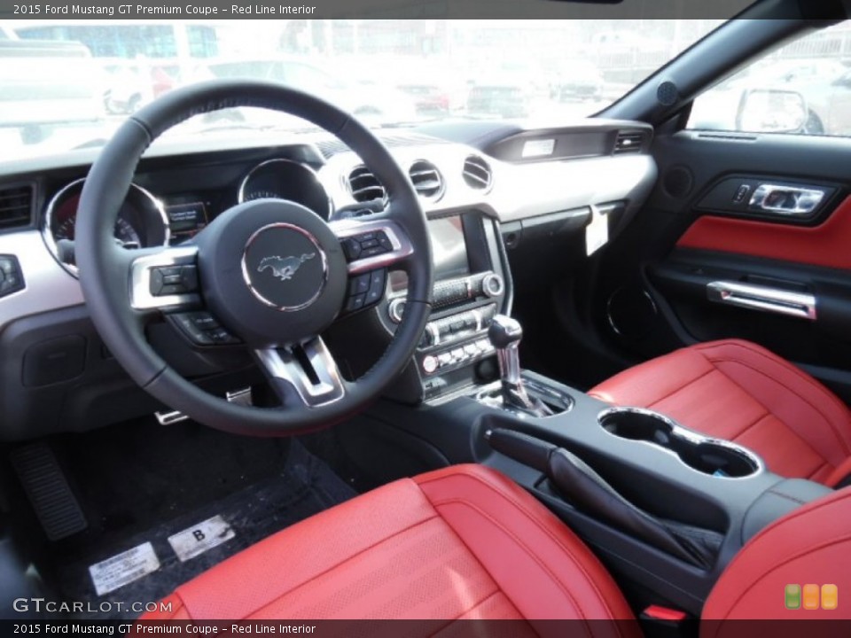 Red Line Interior Prime Interior for the 2015 Ford Mustang GT Premium Coupe #102365507