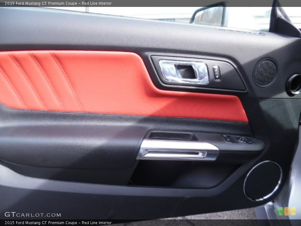 Red Line Interior Door Panel for the 2015 Ford Mustang GT Premium Coupe #102365528