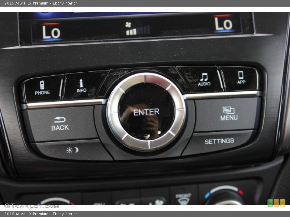 Ebony Interior Controls for the 2016 Acura ILX Premium #102365599