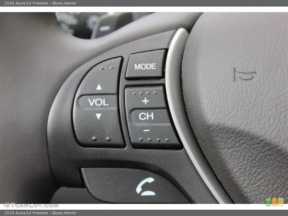Ebony Interior Controls for the 2016 Acura ILX Premium #102365783