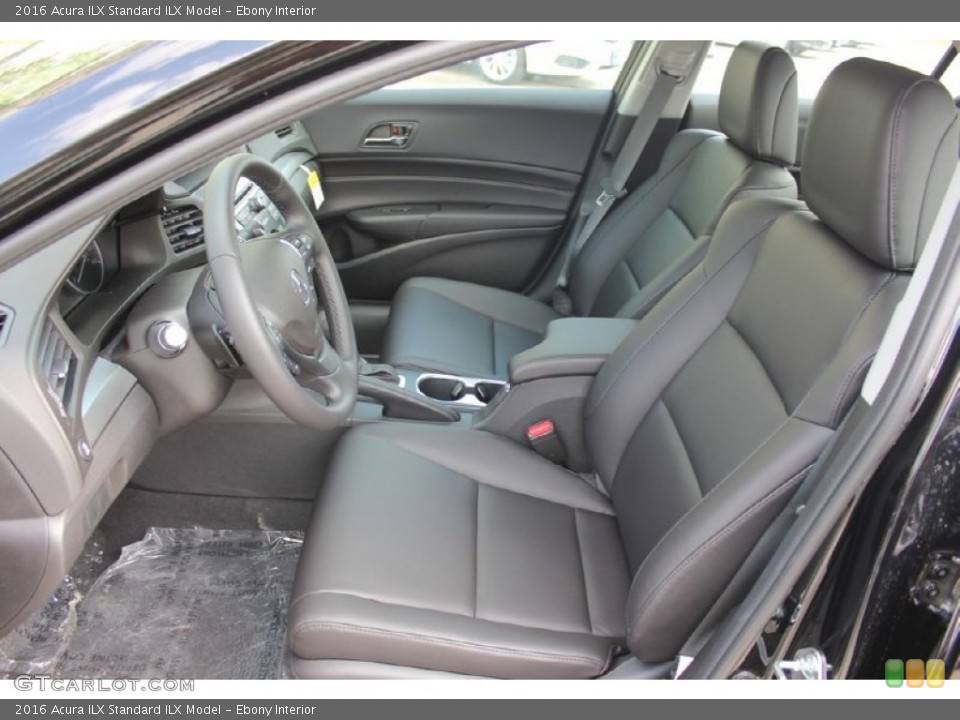 Ebony Interior Front Seat for the 2016 Acura ILX  #102369248