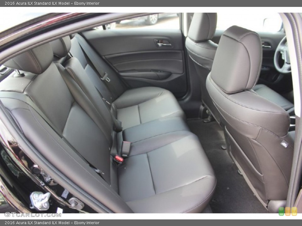 Ebony Interior Rear Seat for the 2016 Acura ILX  #102369353