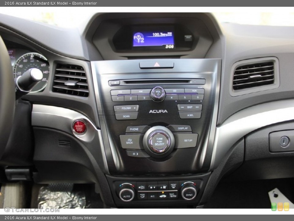 Ebony Interior Controls for the 2016 Acura ILX  #102369585