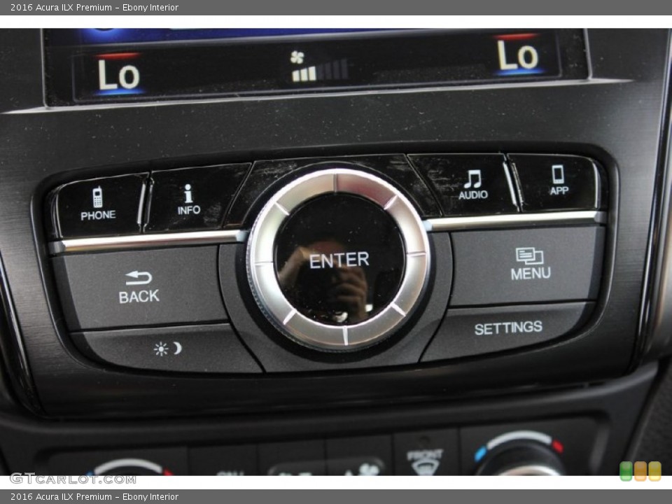 Ebony Interior Controls for the 2016 Acura ILX Premium #102370640