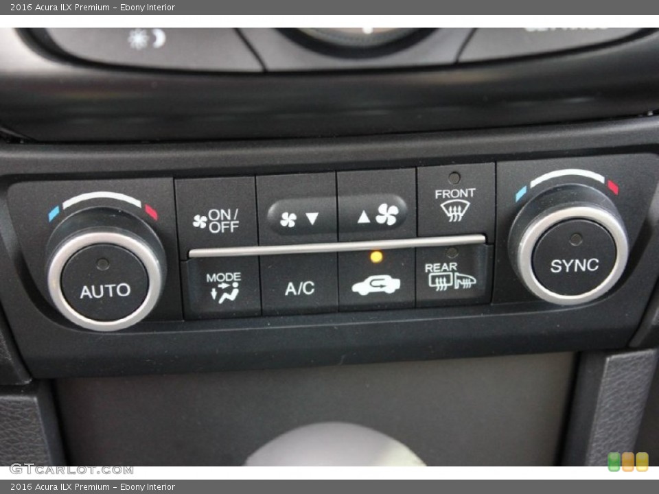 Ebony Interior Controls for the 2016 Acura ILX Premium #102370658