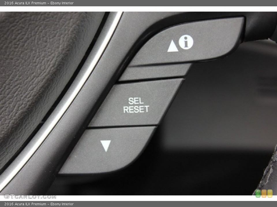 Ebony Interior Controls for the 2016 Acura ILX Premium #102370805