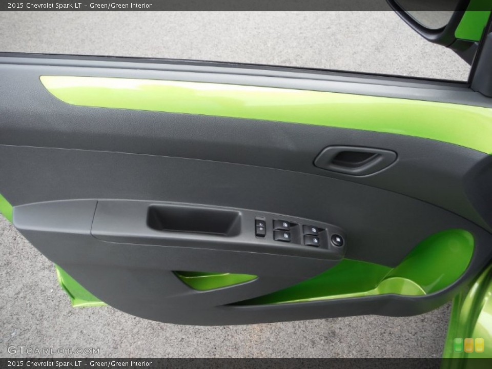 Green/Green Interior Door Panel for the 2015 Chevrolet Spark LT #102375611