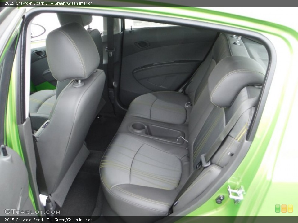 Green/Green Interior Rear Seat for the 2015 Chevrolet Spark LT #102375719