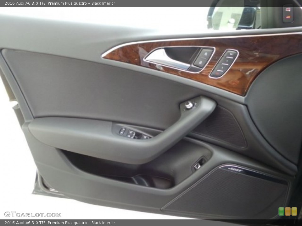 Black Interior Door Panel for the 2016 Audi A6 3.0 TFSI Premium Plus quattro #102376301