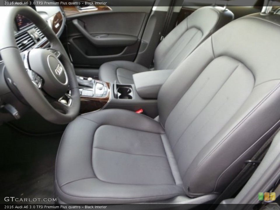 Black Interior Front Seat for the 2016 Audi A6 3.0 TFSI Premium Plus quattro #102376319