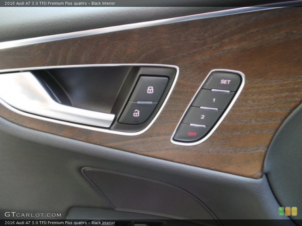 Black Interior Controls for the 2016 Audi A7 3.0 TFSI Premium Plus quattro #102376595