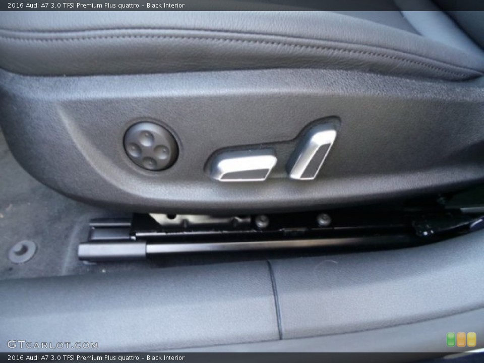 Black Interior Controls for the 2016 Audi A7 3.0 TFSI Premium Plus quattro #102376619