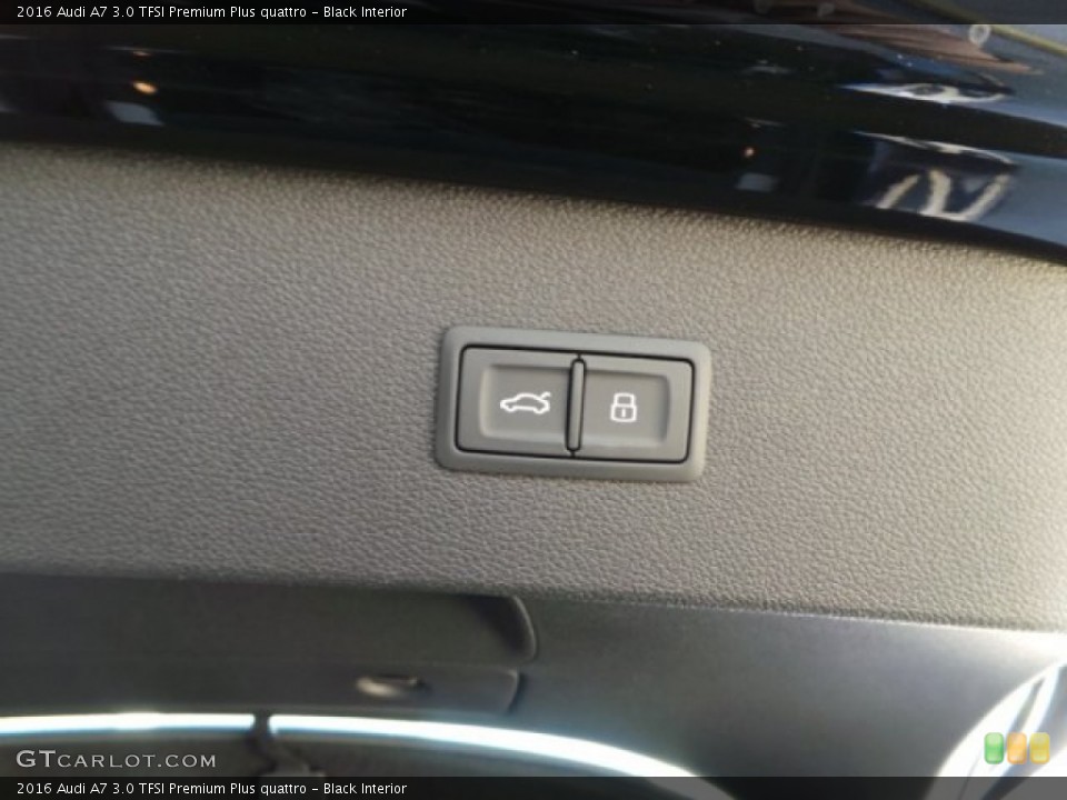 Black Interior Controls for the 2016 Audi A7 3.0 TFSI Premium Plus quattro #102376746